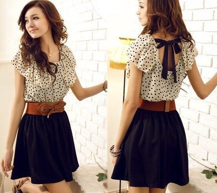 Vestido Chiffon com Cinto