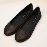 Sapatilha com Gliter Preto