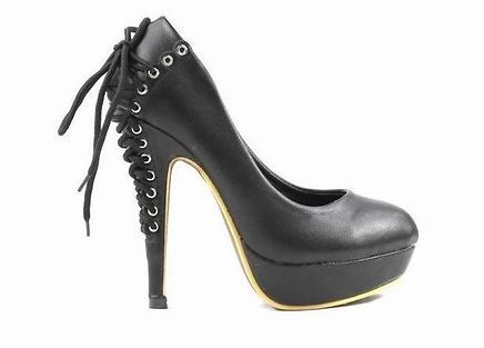 Sapato Feminino Scarpin Com Cadarço Decorativo - 2 Cores