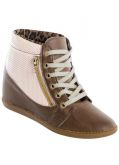 Sneaker Marrom e Bege