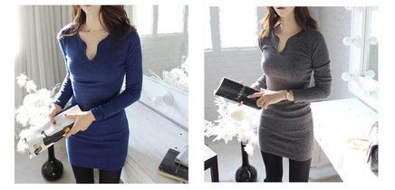 Vestido de Inverno Manga Longa