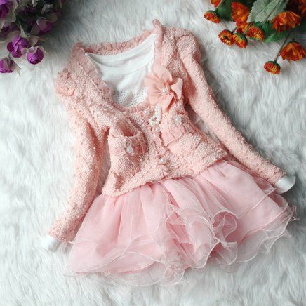 Vestido + Casaco Infantil Diamante
