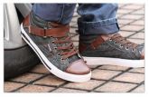Tênis Masculino Estilo Jeans - 3 Cores