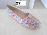 Alpargata Colorida Grade Fechada com 12 Pares