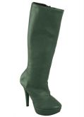 Bota Cano Longo Verde Militar