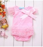 Macacão rosa infantil Princesa