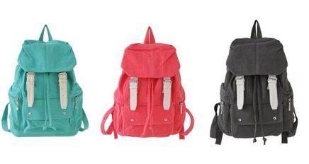 Mochila de Ombro Punk Canvas