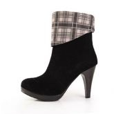 Bota de Cano Curto Xadrez – 2 Cores