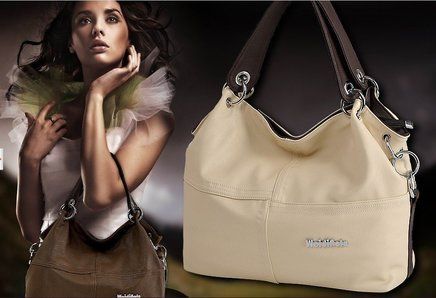 Bolsa Feminina de Couro Importada - 4 Cores