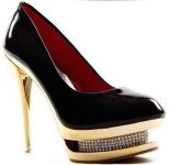 Sapato Scarpin Salto Alto com Strass